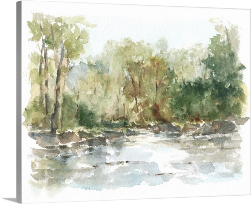 Wooded Stream II | Great Big Canvas