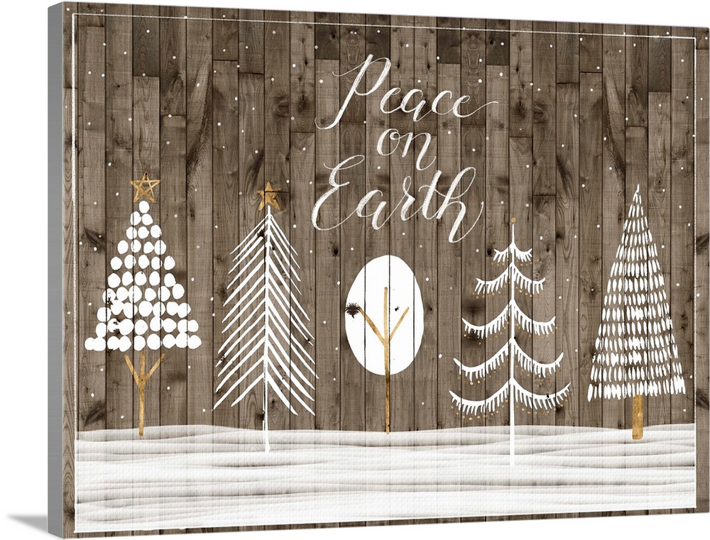 Wooded White Christmas Collection A