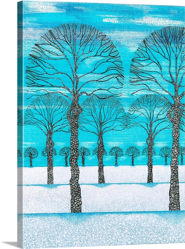 Woodland Season Winter Wall Art, Canvas Prints, Framed Prints, Wall