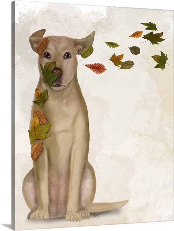 Yellow Labrador Windswept and Interesting | Great Big Canvas