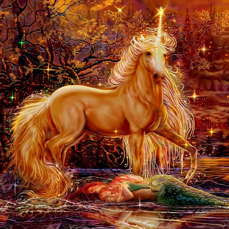 Unicorns Wall Art & Canvas Prints Unicorns Panoramic Photos, Posters