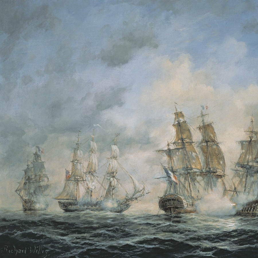 Action Between U.S. Sloop-of-War Wasp and H.M. Brig-of-War Frolic, 1812 ...