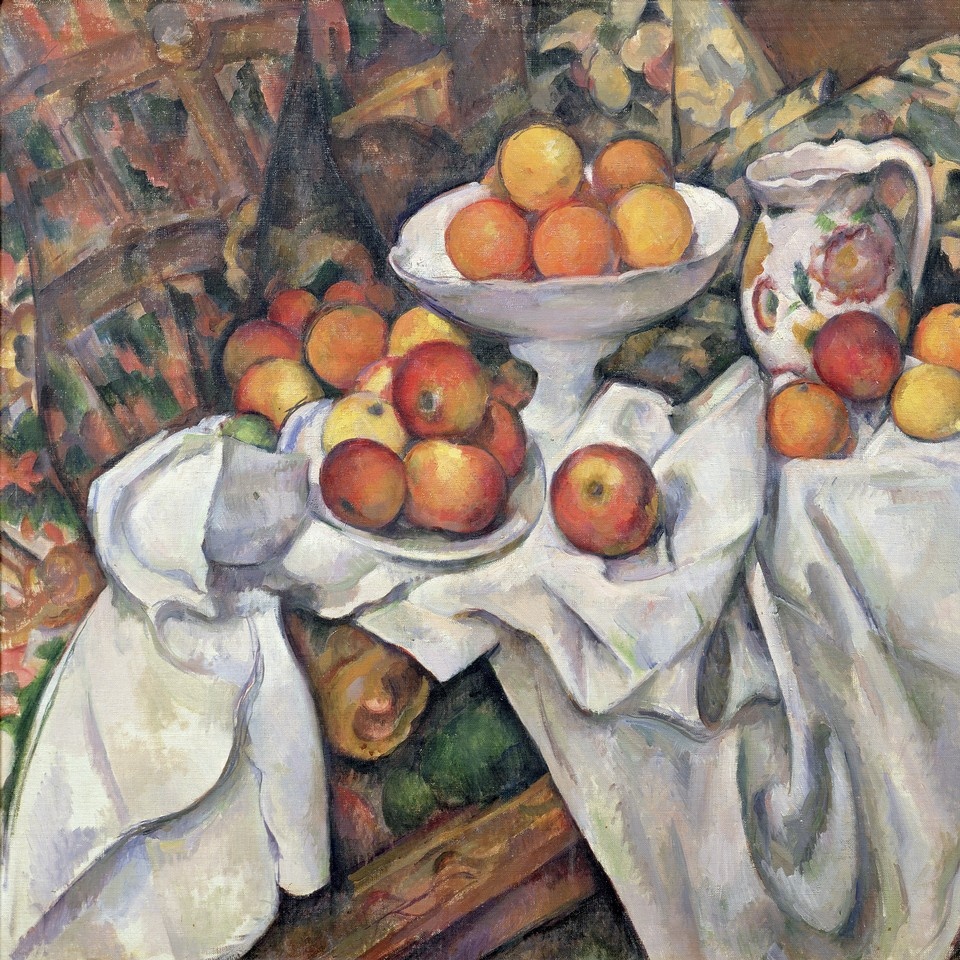 Still Life With Apples By Paul Cezanne Wall Art, Canvas Prints, Framed ...