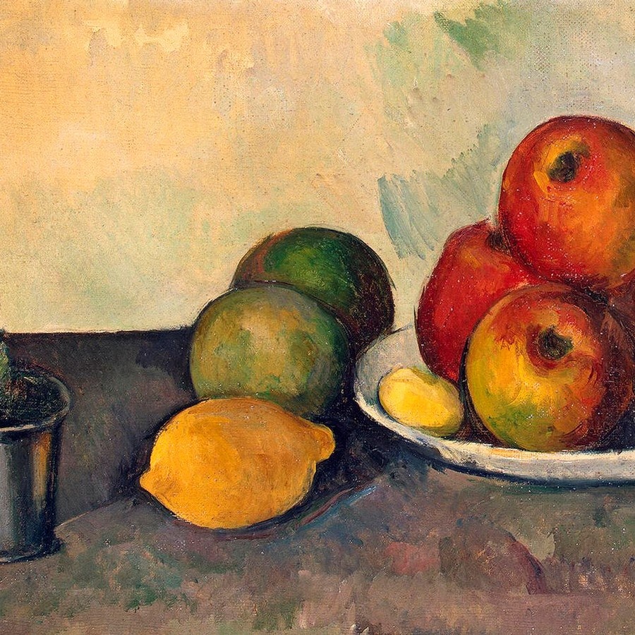 Still Life With Apples By Paul Cezanne Wall Art, Canvas Prints, Framed