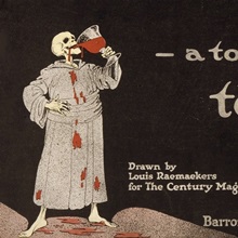 A Toast To Kultur Poster Depicting A Skeleton Drinking Blood Wall Art Canvas Prints Framed Prints Wall Peels Great Big Canvas