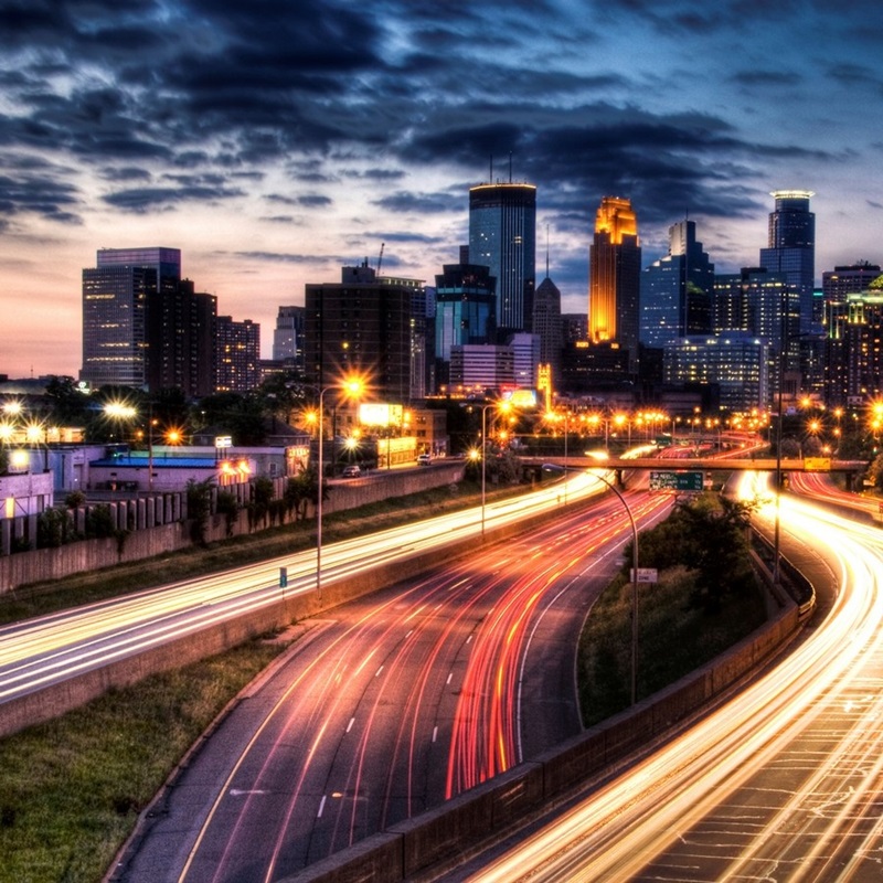 Target Field, Minneapolis Skyline Panorama Poster - the Stadium Shoppe