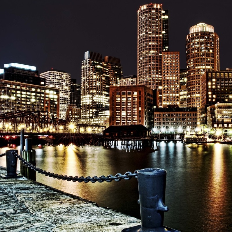 Skyscrapers at Copley Square, Boston, Massachusetts - Aerial Photograph  Wall Art, Canvas Prints, Framed Prints, Wall Peels