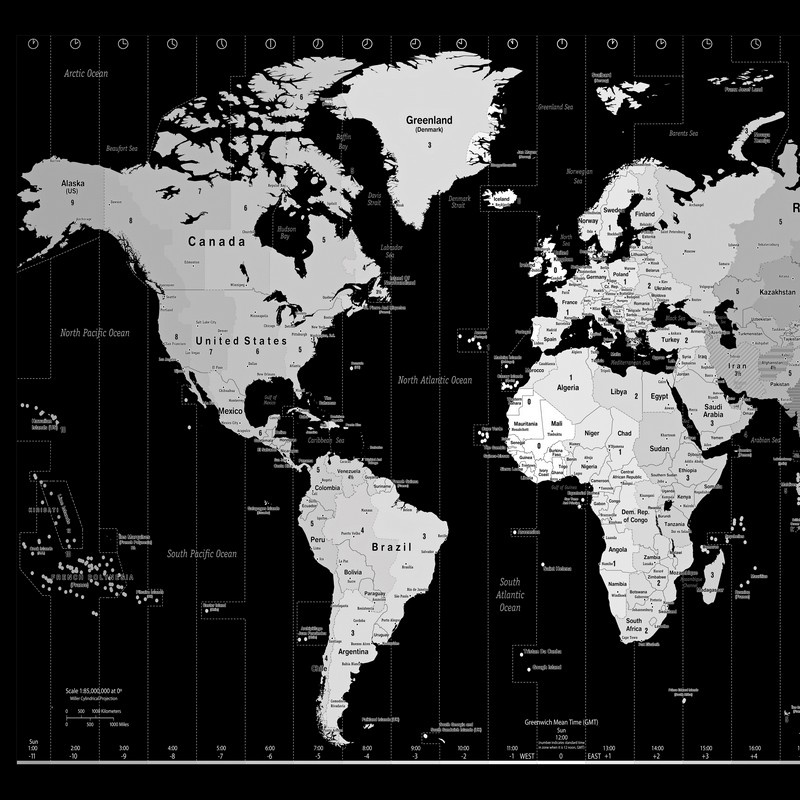 World Map Splash Outline Wall Art, Canvas Prints, Framed Prints, Wall ...