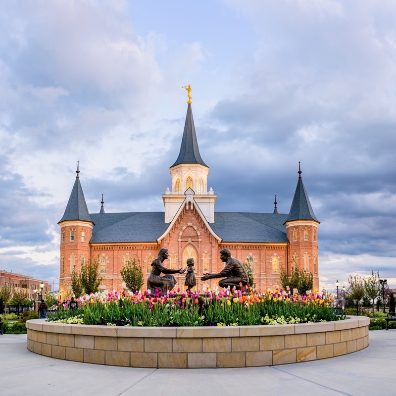 Provo City Center Temple Wall Art & Canvas Prints