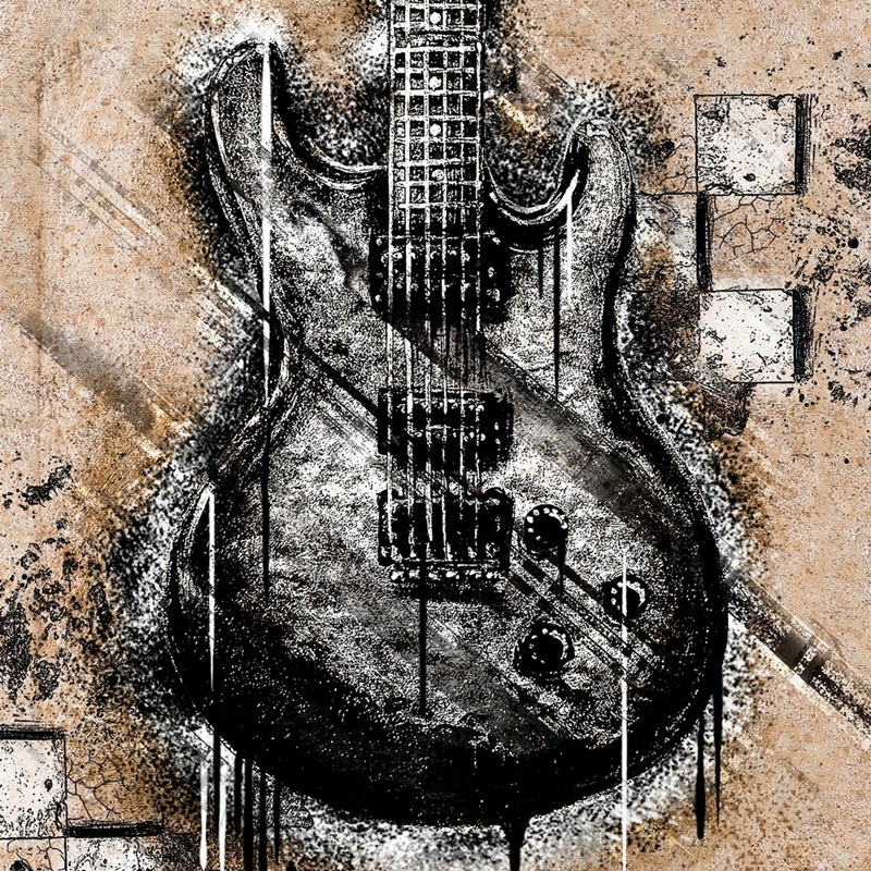awesome guitar drawings