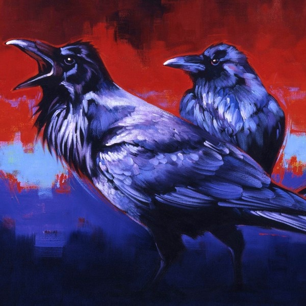 Crow and Raven Wall Art Canvas Prints Crow and Raven Panoramic